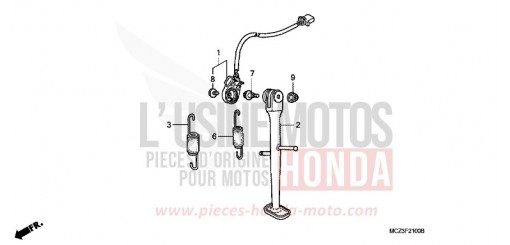 BEQUILLE CB900F5 de 2005